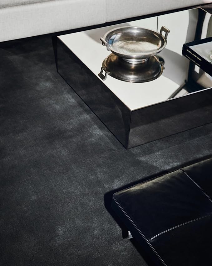 Hand Tufted Plush Pencil Grey Rug 100% New Zealand Wool