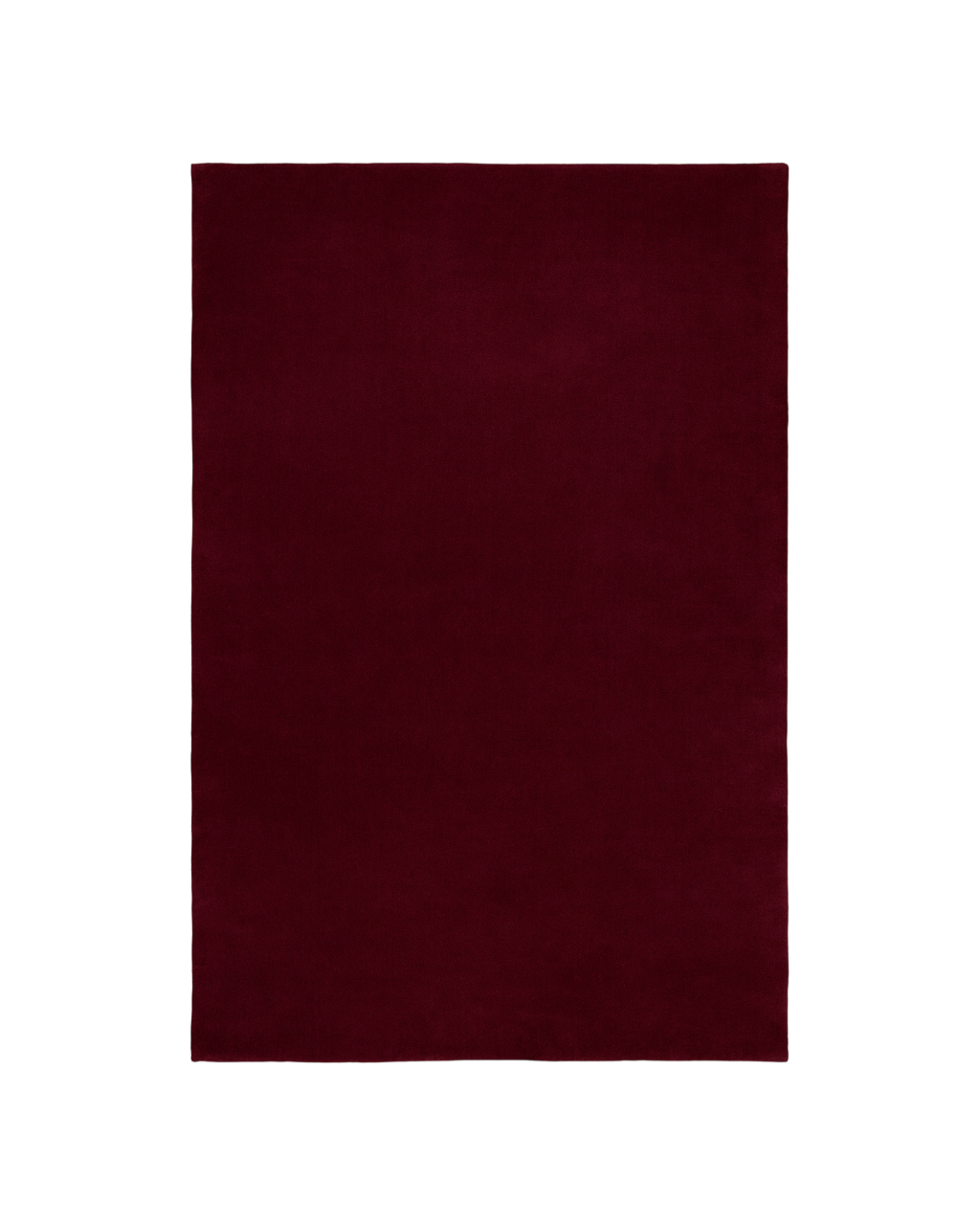 Hand Tufted Plush Deep Wine Rug 100% New Zealand Wool